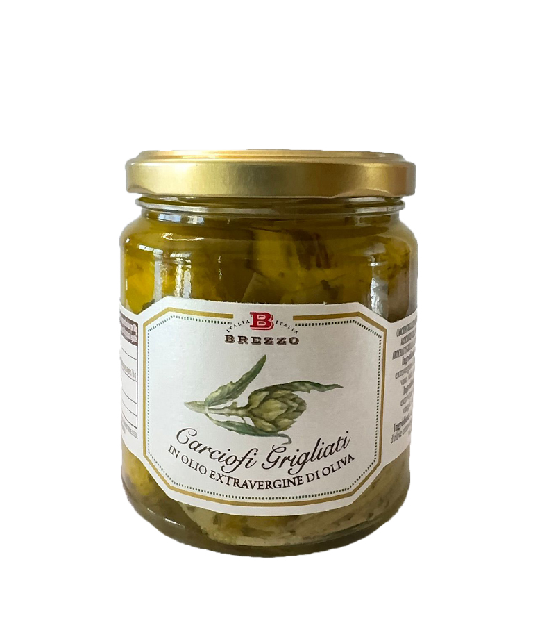 brezzo-carciofi-grigliati-in-olio-extravergine-di-oliva-conserva-vegetale image 1