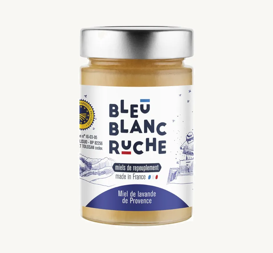 bleu-blanc-ruche-miele-di-lavanda-250-g image 1
