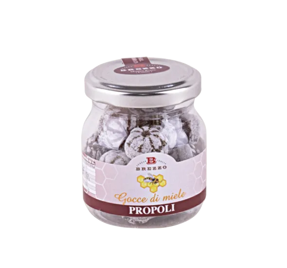 brezzo-drops-miele-propoli-caramelle-in-vaso image 1