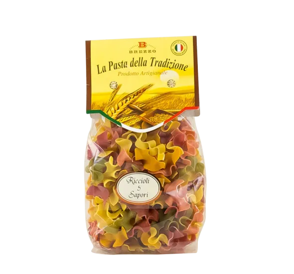 brezzo-riccioli-pasta-di-semola-tricolore-500g image 1
