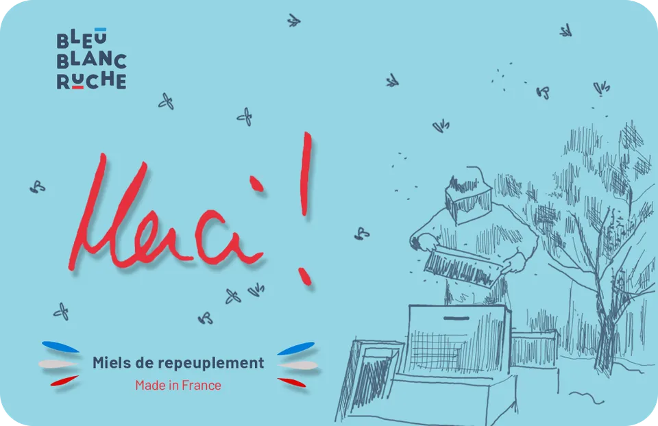 bleu-blanc-ruche-carta-regalo-buono-digitale-mieli-francesi image 1