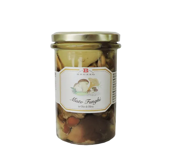 brezzo-misto-funghi-in-olio-di-oliva-antipasti-e-contorni image 1