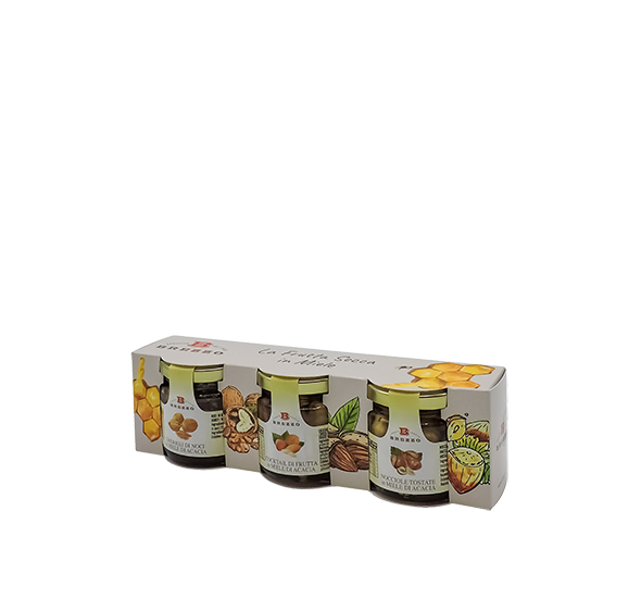 brezzo-tris-frutta-secca-in-miele-astuccio-con-noci-e-nocciole image 1