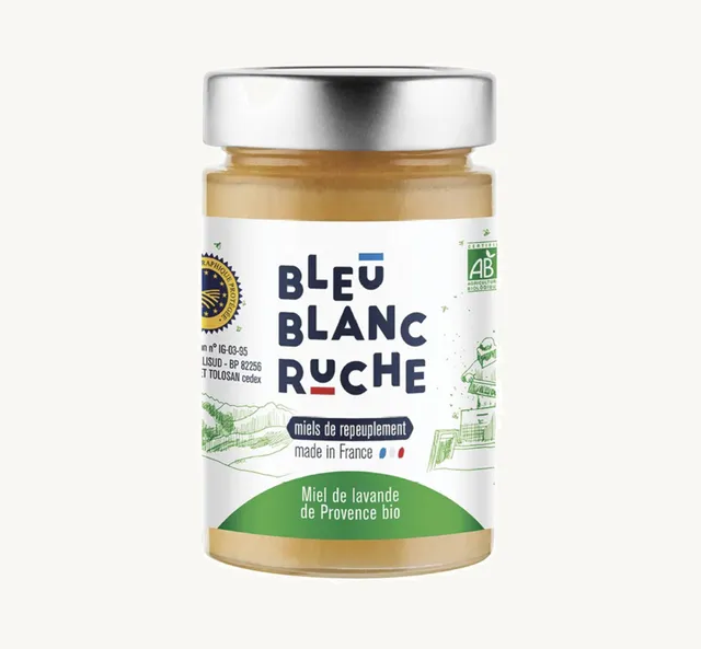 bleu-blanc-ruche-miele-di-lavanda-bio-250-g image 1
