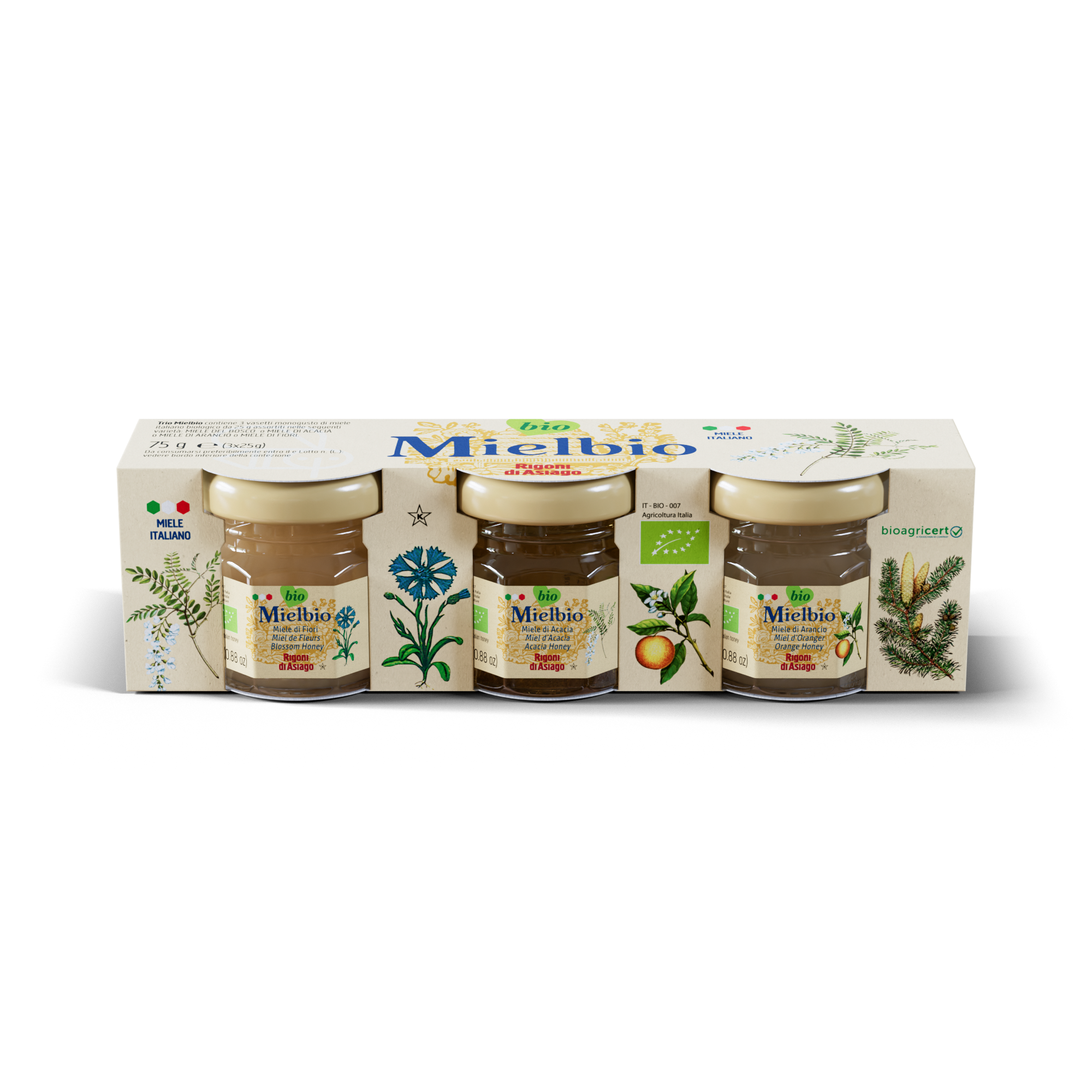 mielbio-trio-mignon-miele-bio-degustazione-3-variet image 1