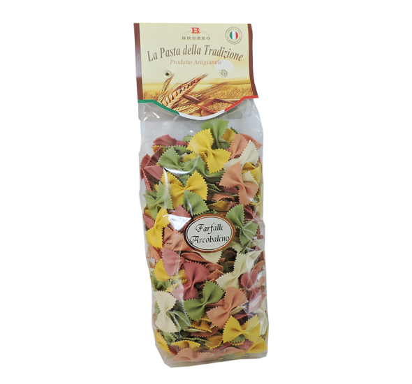brezzo-farfalle-arcobaleno-pasta-di-semola-di-grano-duro image 1