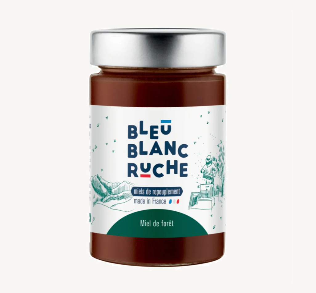 bleu-blanc-ruche-miele-di-foresta-vasetto-250-g image 1