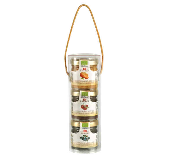 brezzo-tris-mignon-composte-bio-confezione-regalo-3-vasetti image 1