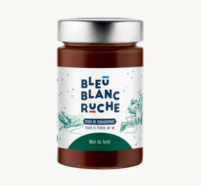 bleu-blanc-ruche-miele-di-foresta-vasetto-250-g image 1