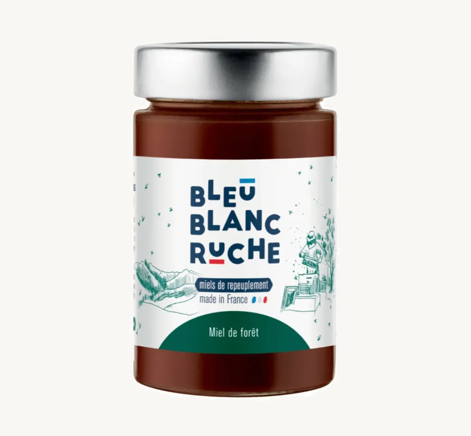 bleu-blanc-ruche-miele-di-foresta-vasetto-250-g image 1