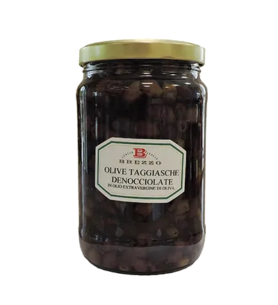 brezzo-olive-taggiasche-denocciolate-in-olio-extravergine-di-oliva image 1