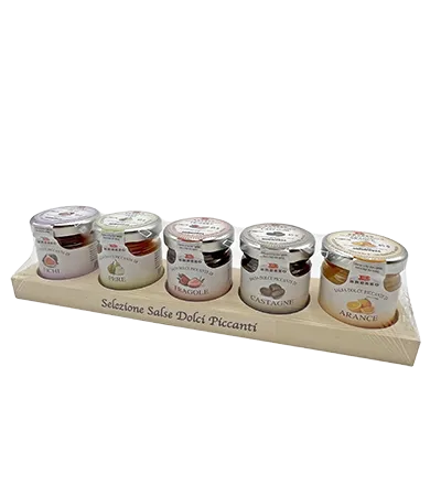 brezzo-astuccio-in-legno-salse-dolci-piccanti-5-mieli image 1