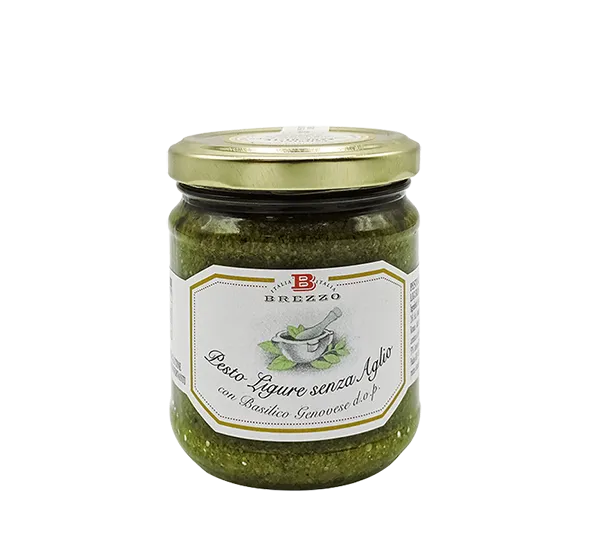 brezzo-pesto-ligure-senz-aglio-pesto-al-basilico-genovese-dop image 1