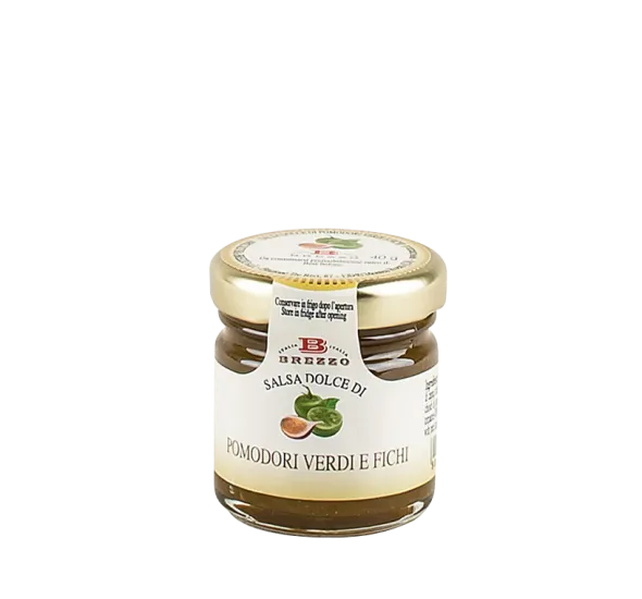 brezzo-mignon-confettura-pomodori-verdi-e-fichi-per-formaggi-vasetto-monodose image 1