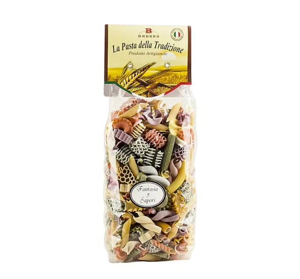 brezzo-pasta-fantasia-con-verdure-e-curcuma-grano-duro image 1