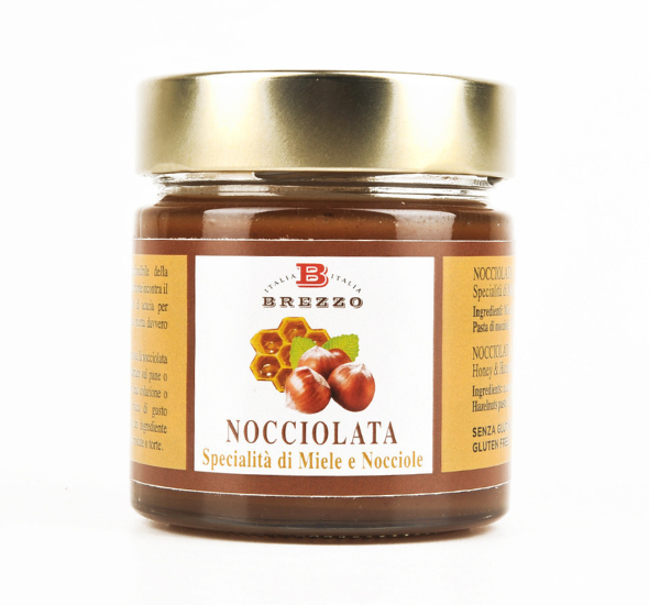 brezzo-nocciolata-crema-di-nocciole-piemonte-igp-e-miele-di-acacia image 1