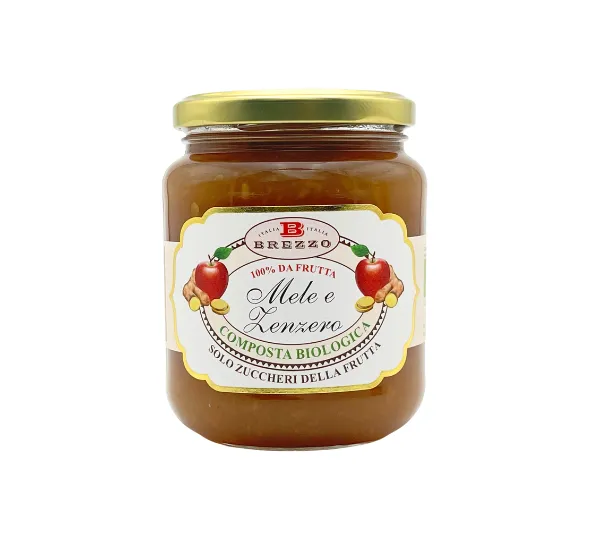 brezzo-composta-di-mele-e-zenzero-bio-senza-zuccheri-aggiunti image 1
