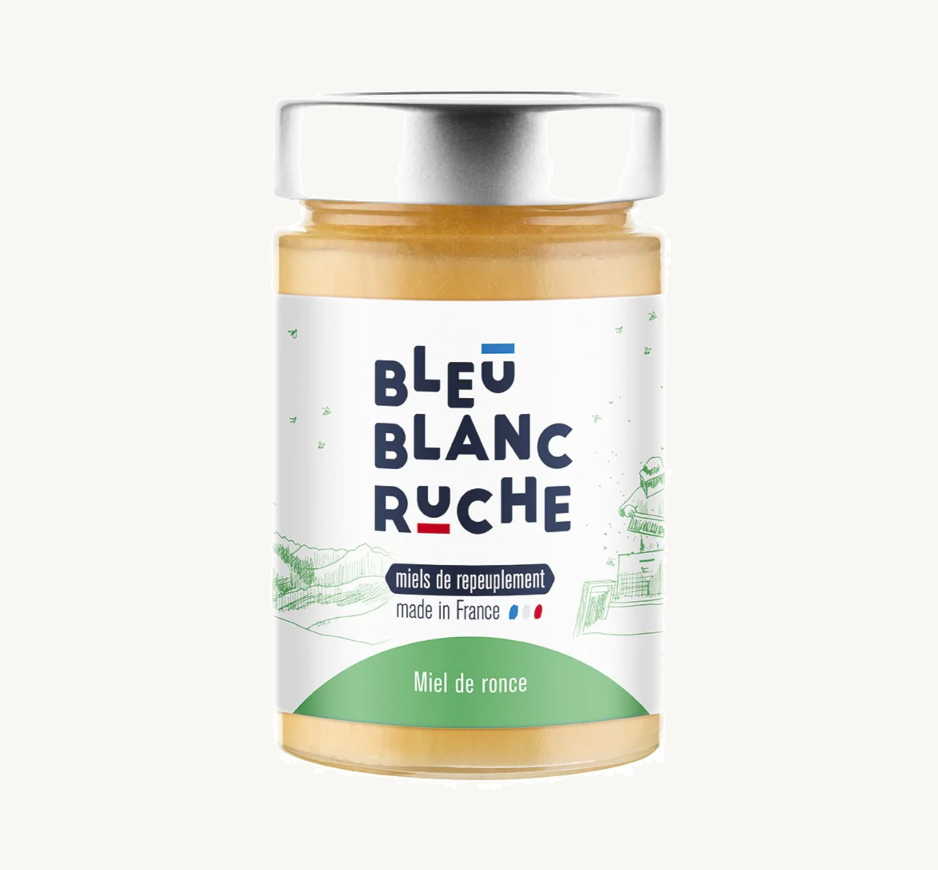 bleu-blanc-ruche-miele-di-rovo-250-g image 1