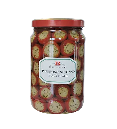 brezzo-peperoncini-ripieni-tonno-e-acciughe-in-olio-di-girasole image 1