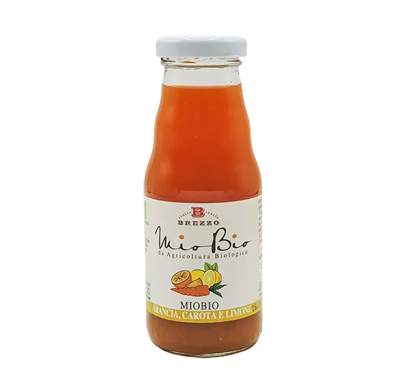 brezzo-miobio-nettare-di-frutta-arancia-carota-limone-200-ml image 1