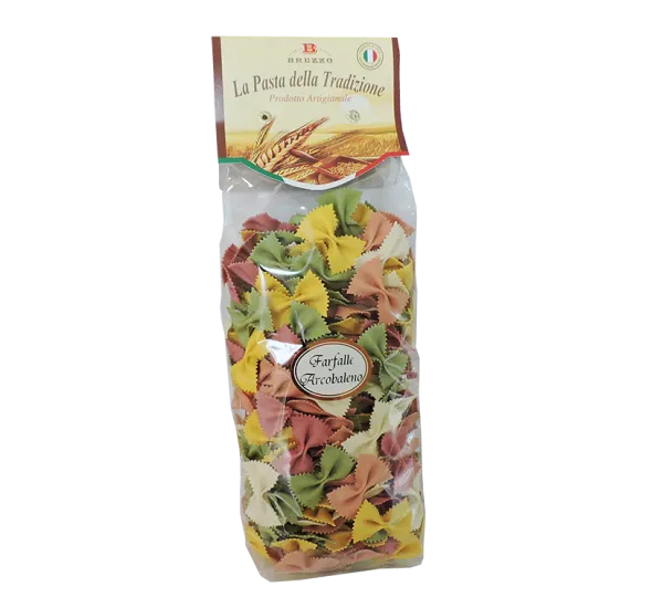 brezzo-farfalle-arcobaleno-pasta-di-semola-di-grano-duro image 1