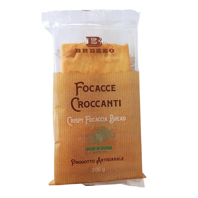 brezzo-focaccia-croccante-classica-all-olio-d-oliva-snack-artigianale image 1
