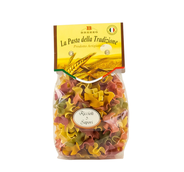 brezzo-riccioli-pasta-di-semola-tricolore-500g image 1