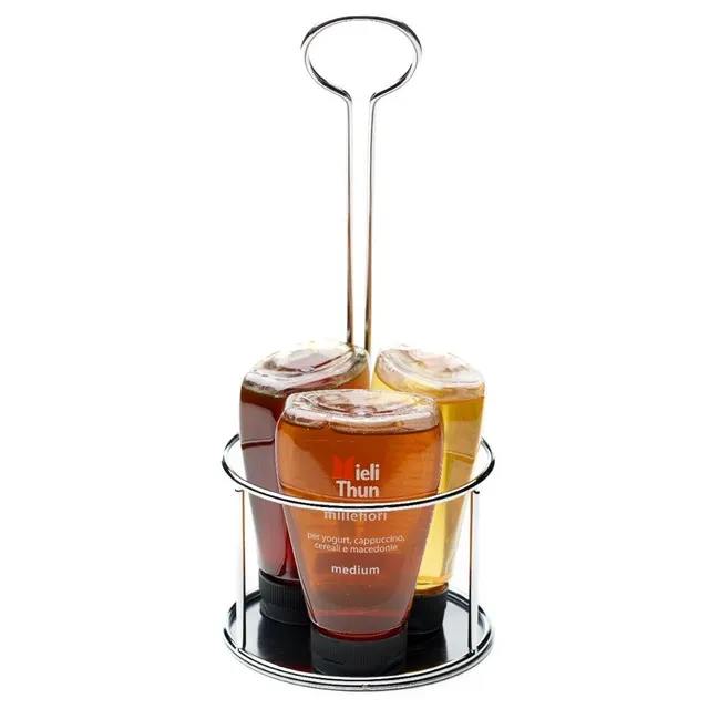 mieli-thun-espositore-in-acciaio-per-squeezer-supporto-da-3-posti image 1