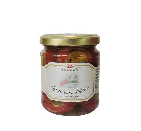 brezzo-peperoncini-ripieni-capperi-e-acciughe-lavorati-dal-fresco image 1